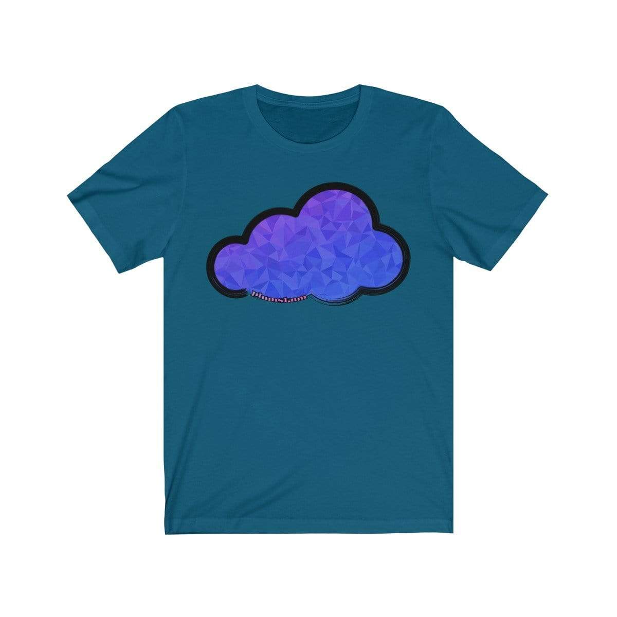 Printify T-Shirt Deep Teal / M Plumskum Art Clouds Tee