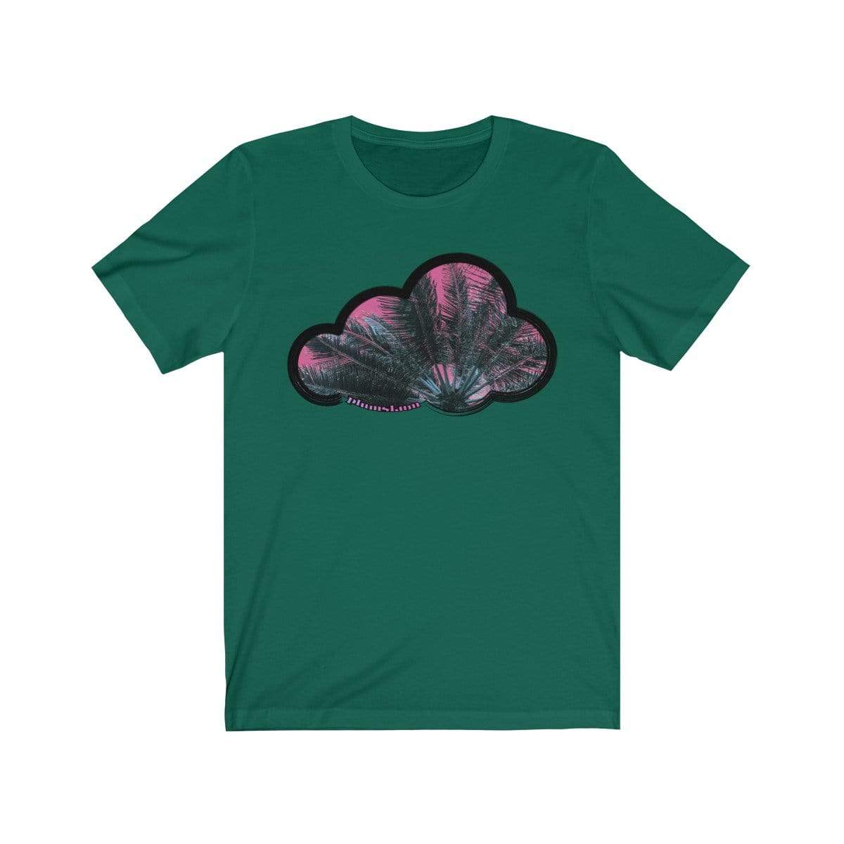 Printify T-Shirt Evergreen / M Palm Sky Art Clouds T-Shirt