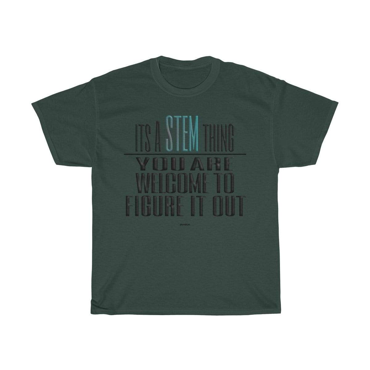 Printify T-Shirt Forest Green / S Figure Out STEM T-Shirt