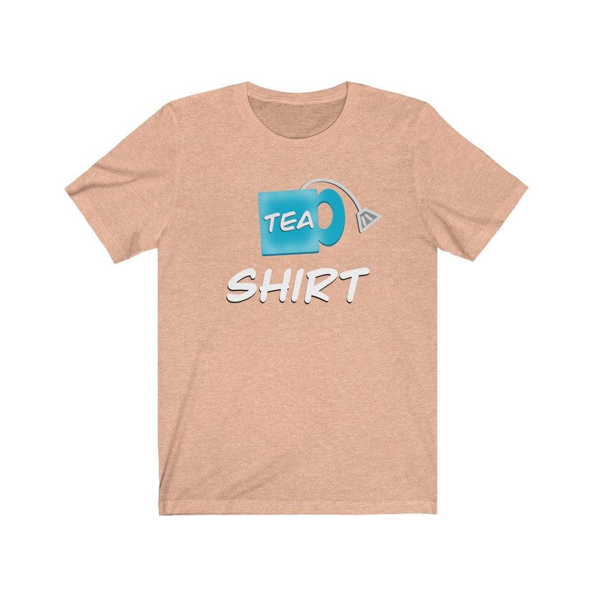 Printify T-Shirt Heather Peach / S Tea Shirt Meme Tee