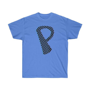 Printify T-Shirt Iris / S Dark Checkered, Glitchy, Capital P T-Shirt