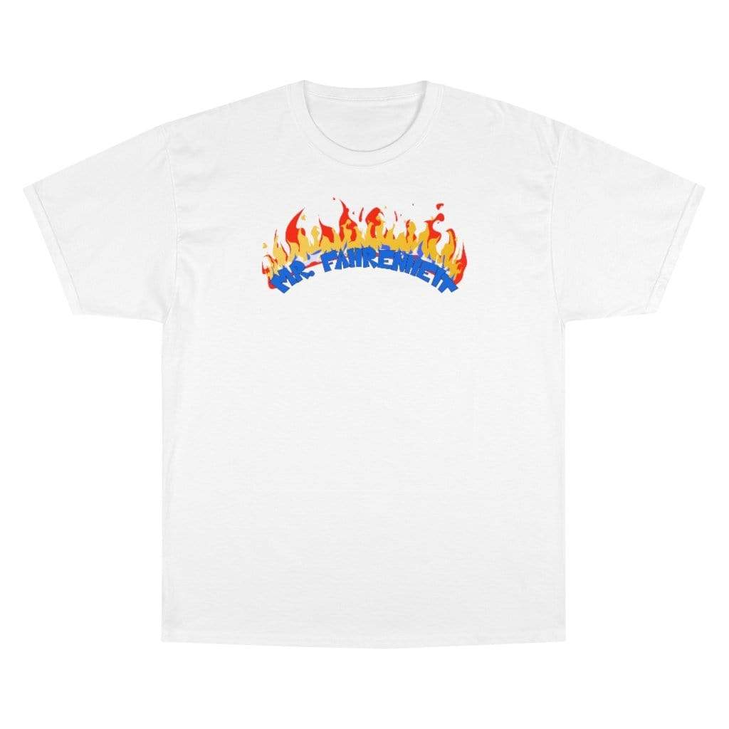 Printify T-Shirt L / White Mr. Fahrenheit - Champion T-Shirt