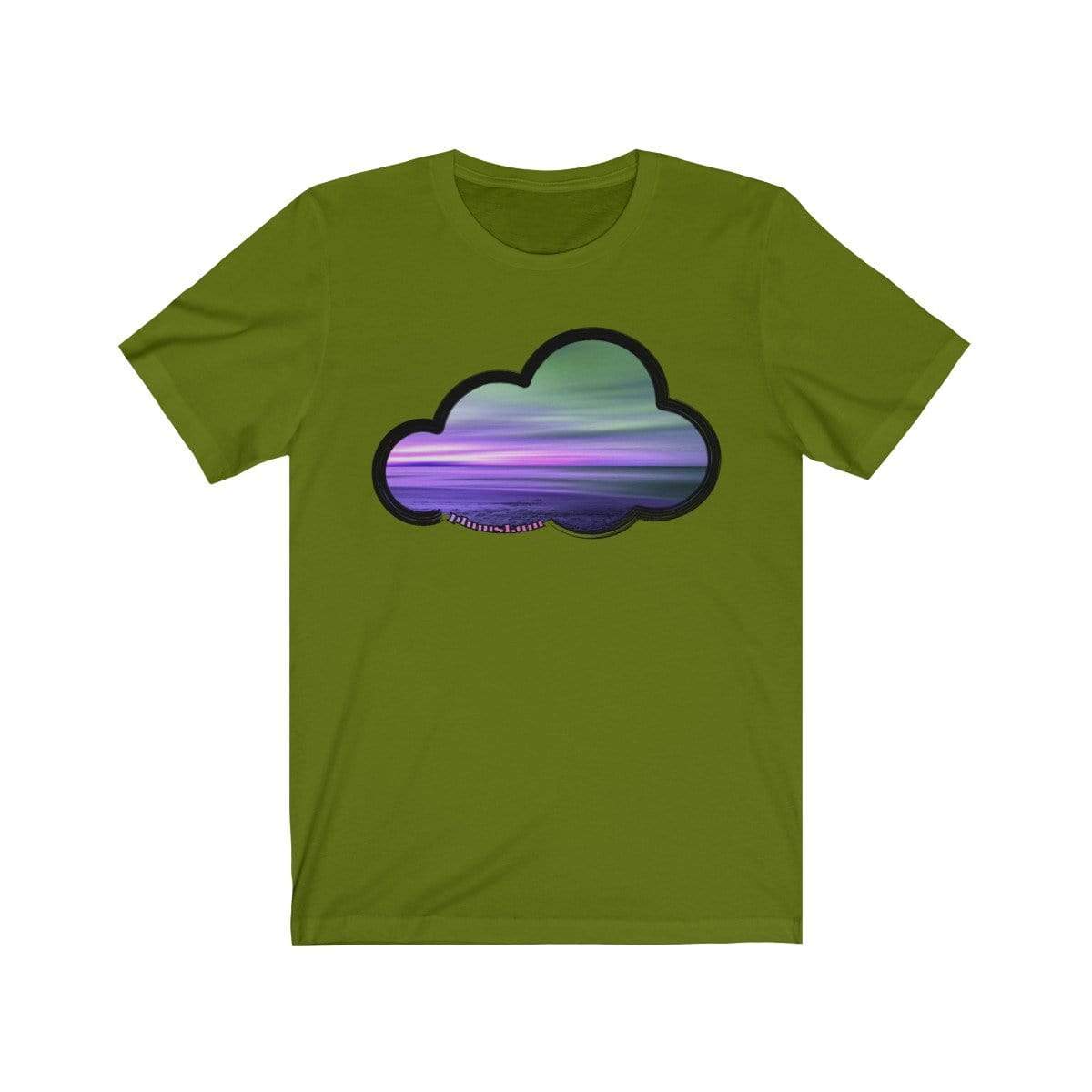 Printify T-Shirt Leaf / M Beaches Art Clouds Tee