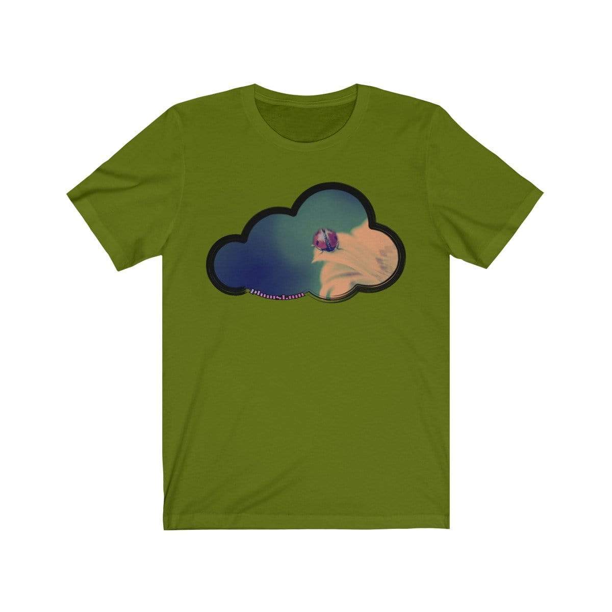 Printify T-Shirt Leaf / M Ladybug Art Clouds Tee