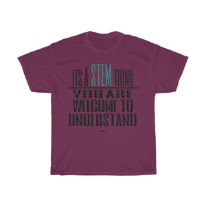Printify T-Shirt Maroon / S Understand STEM T-Shirt