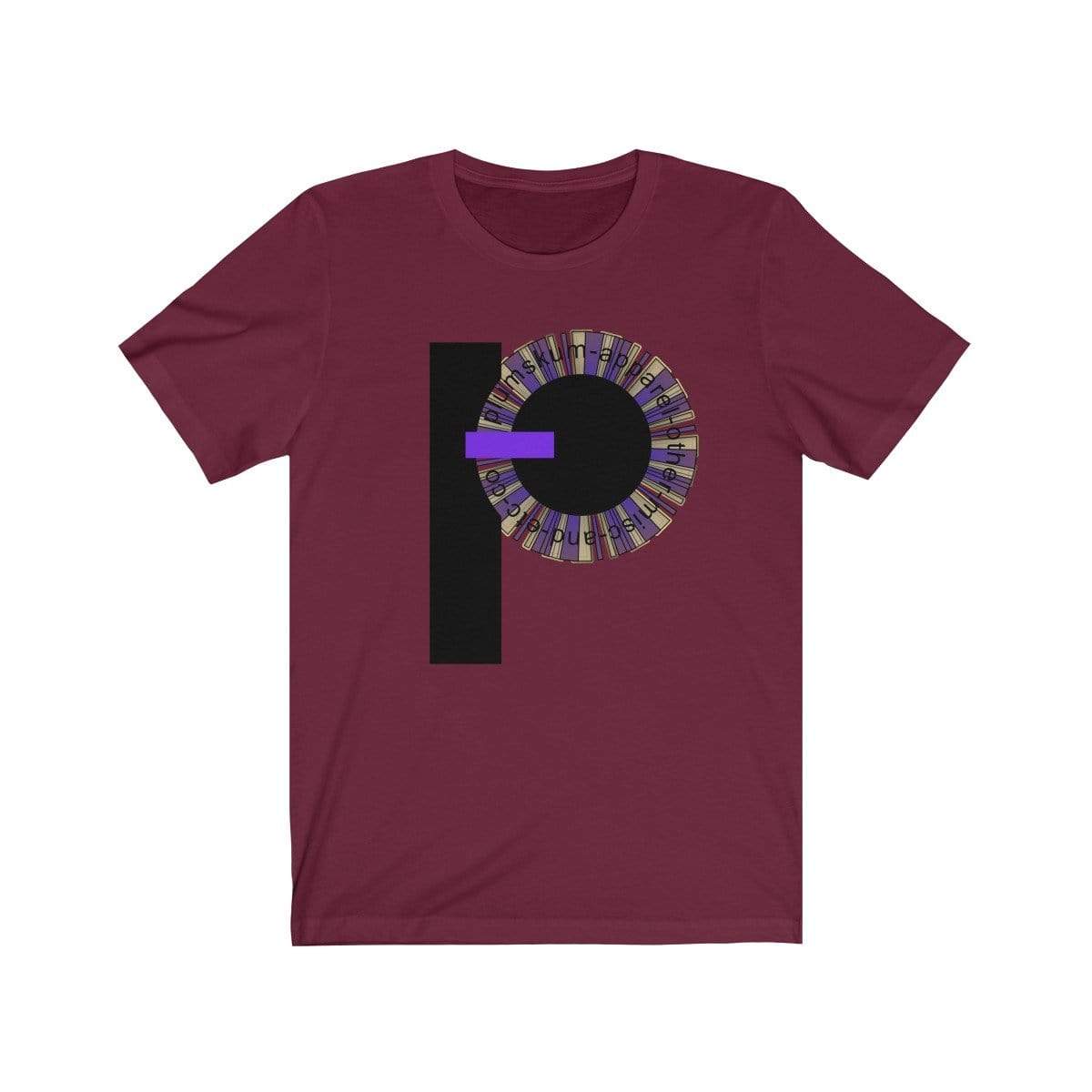 Printify T-Shirt Maroon / XS Plumskum Pinwheel Etc. Co. TShirt