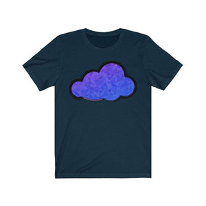 Printify T-Shirt Navy / M Plumskum Art Clouds Tee