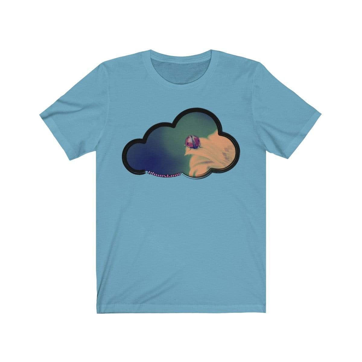Printify T-Shirt Ocean Blue / L Ladybug Art Clouds Tee
