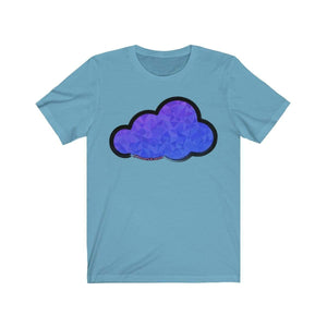 Printify T-Shirt Ocean Blue / M Plumskum Art Clouds Tee