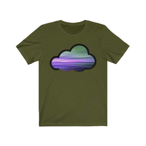 Printify T-Shirt Olive / M Beaches Art Clouds Tee