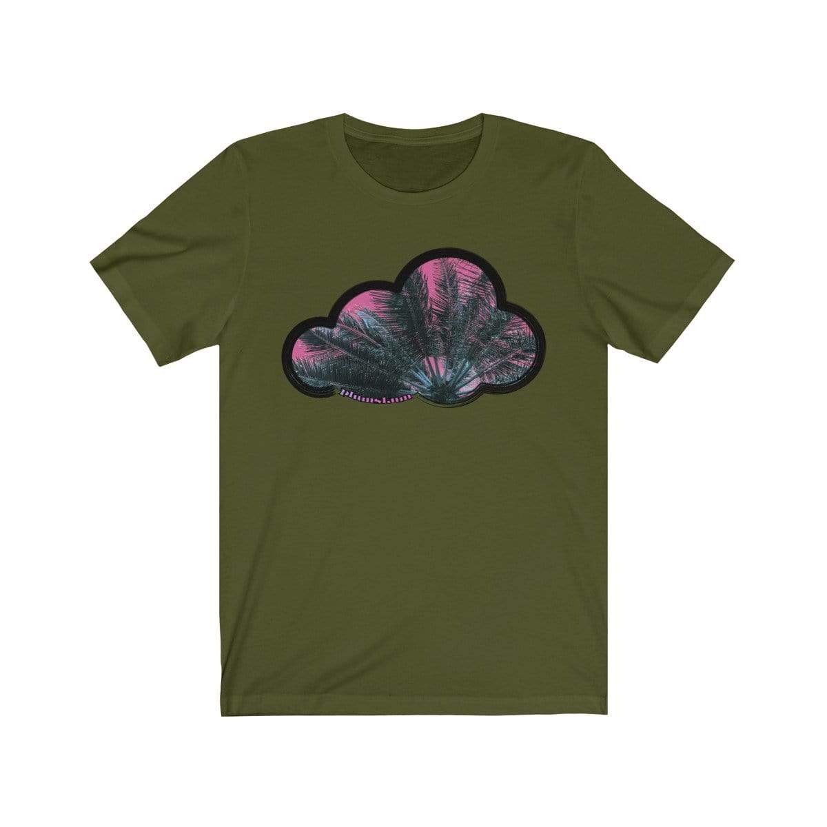 Printify T-Shirt Olive / M Palm Sky Art Clouds T-Shirt
