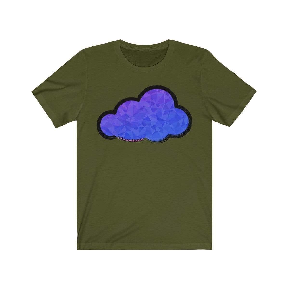 Printify T-Shirt Olive / M Plumskum Art Clouds Tee