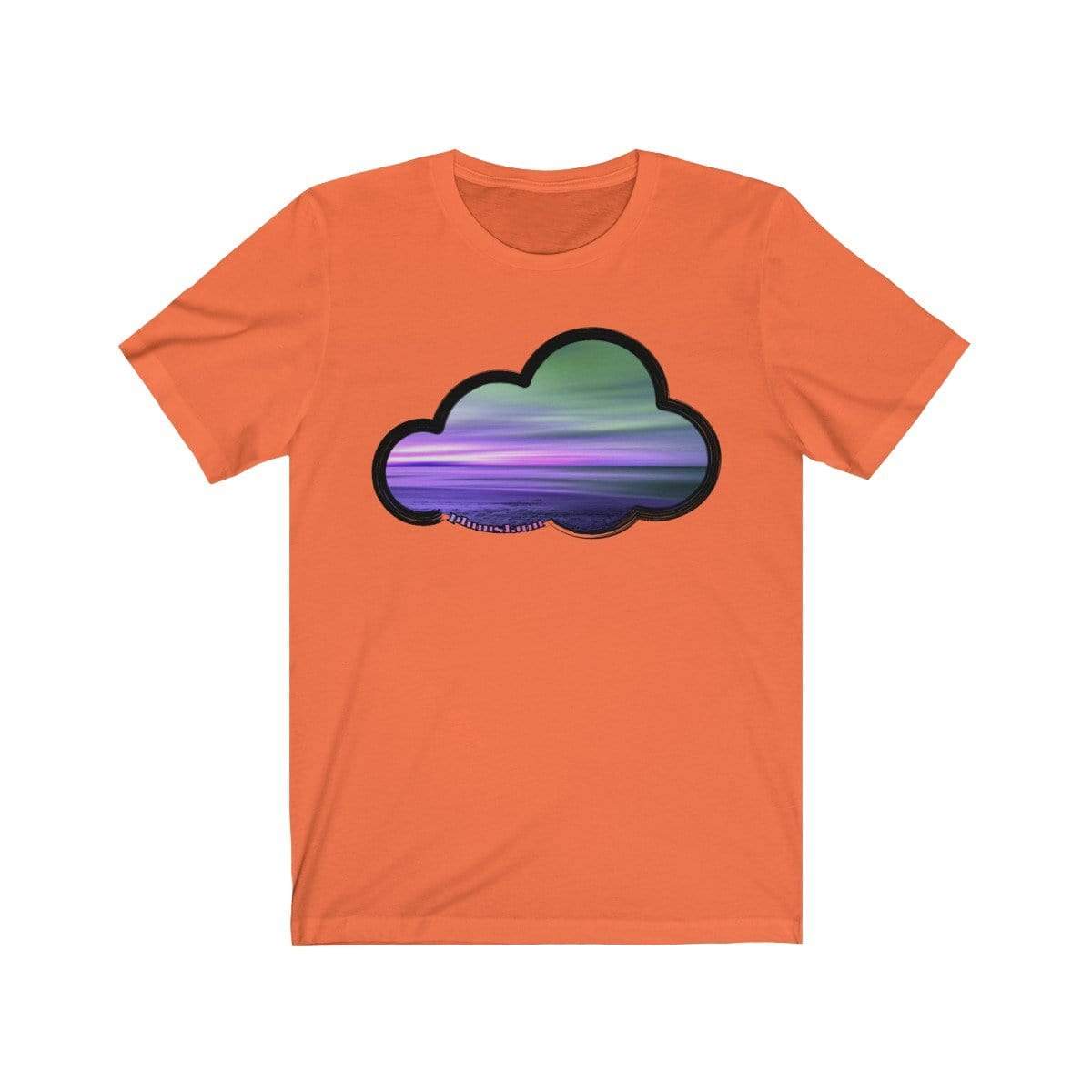 Printify T-Shirt Orange / M Beaches Art Clouds Tee