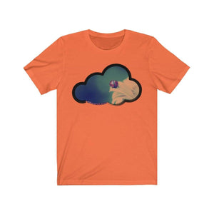 Printify T-Shirt Orange / M Ladybug Art Clouds Tee