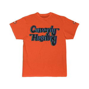 Printify T-Shirt Orange / S Right Now Hustle | Hand Lettering Artwork Tee by Plumskum