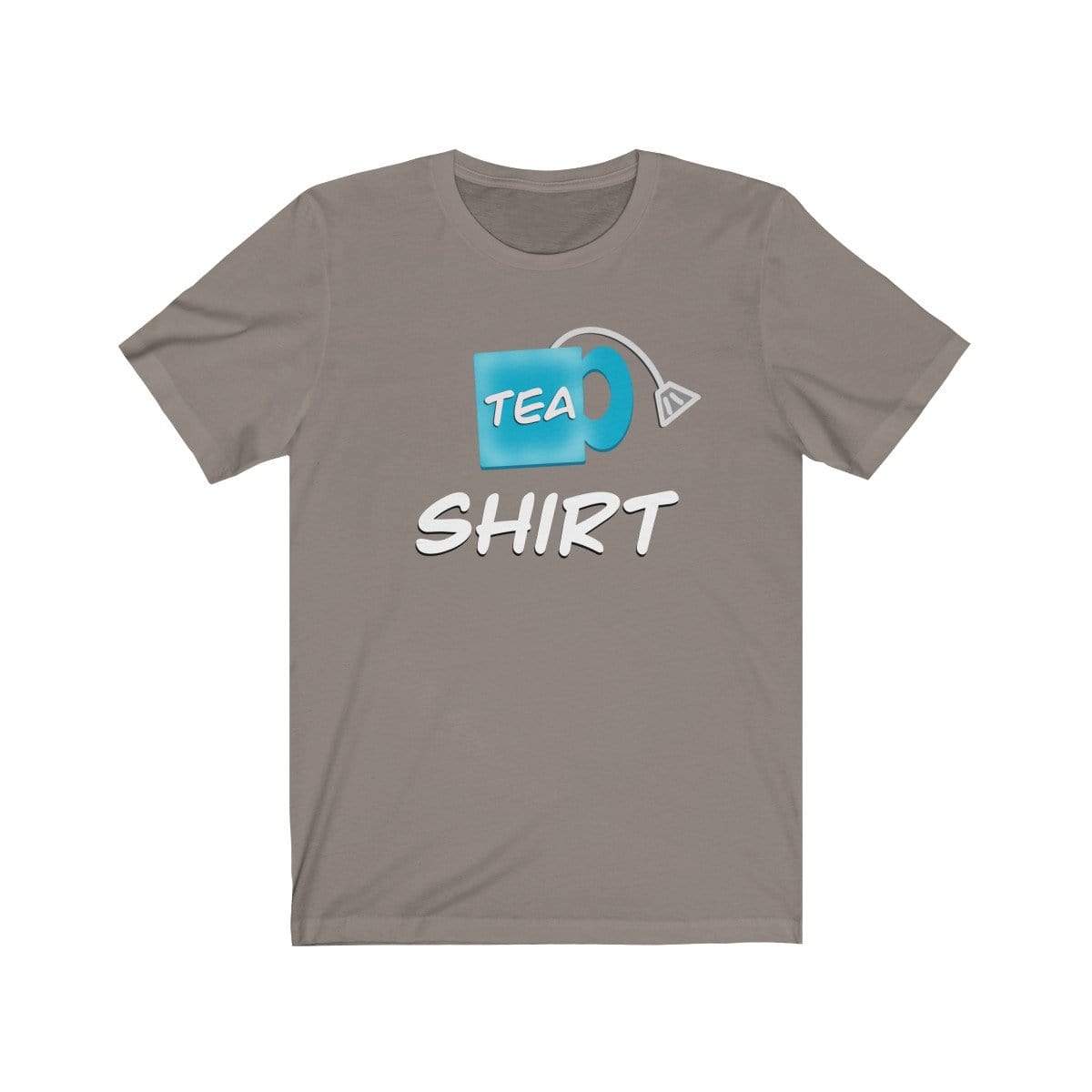 Printify T-Shirt Pebble Brown / S Tea Shirt Meme Tee