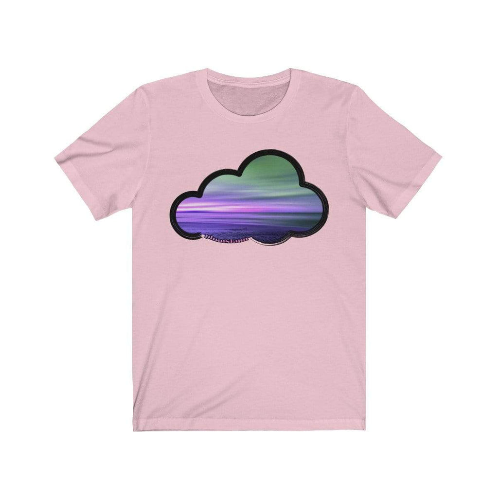 Printify T-Shirt Pink / M Beaches Art Clouds Tee