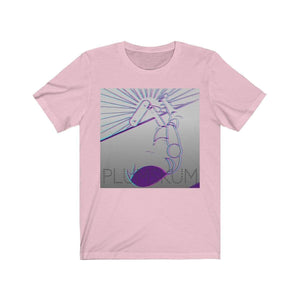 Printify T-Shirt Pink / XS Plumskum Glitchy Skate T-Shirt