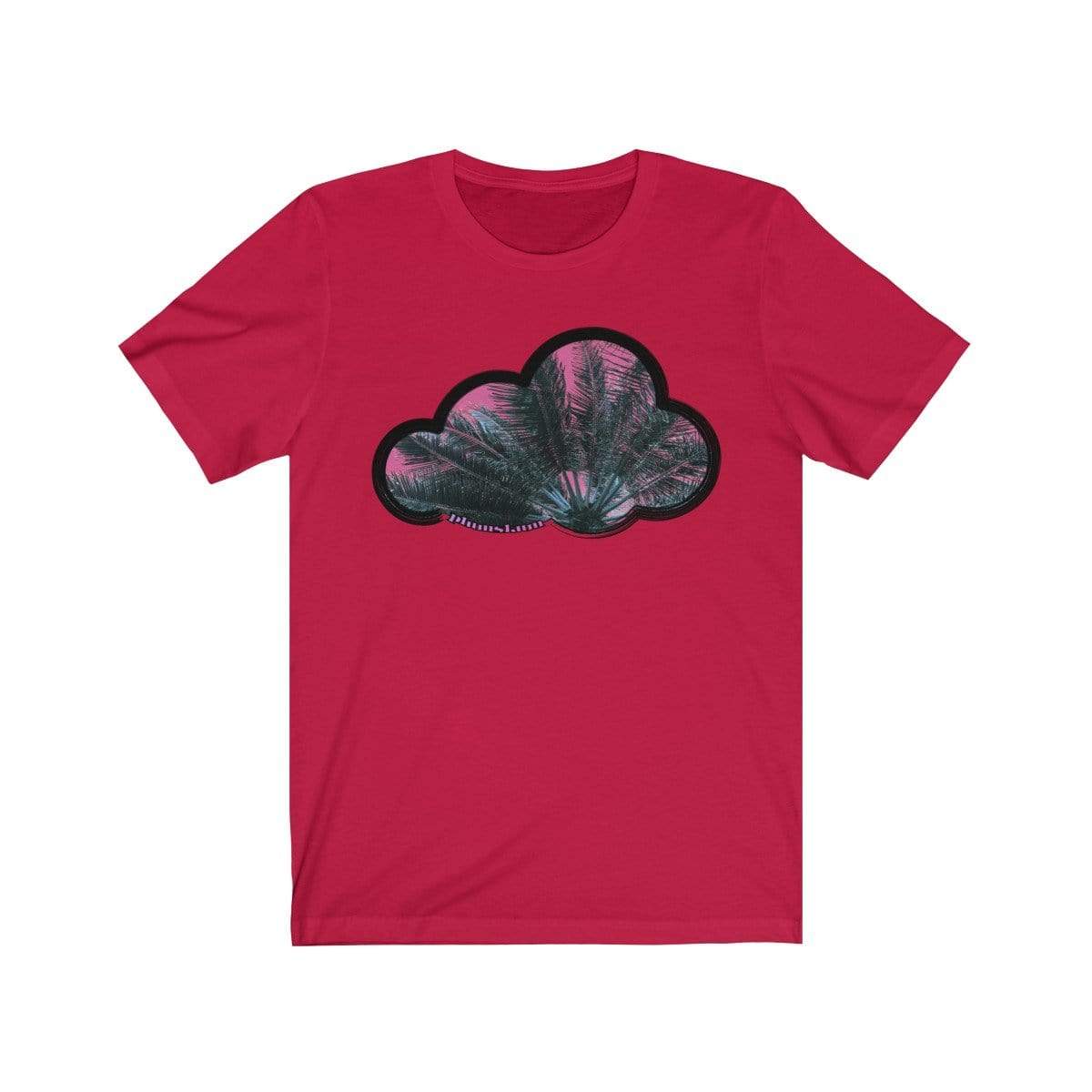 Printify T-Shirt Red / M Palm Sky Art Clouds T-Shirt
