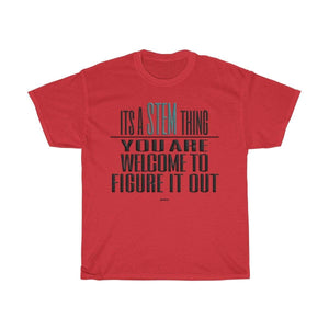 Printify T-Shirt Red / S Figure Out STEM T-Shirt