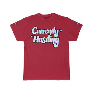 Printify T-Shirt Red / S Right Now Hustle | Hand Lettering Artwork Tee by Plumskum