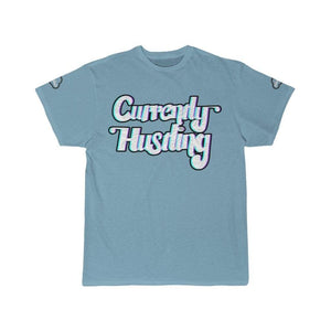 Printify T-Shirt Sky Blue / S Right Now Hustle | Hand Lettering Artwork Tee by Plumskum
