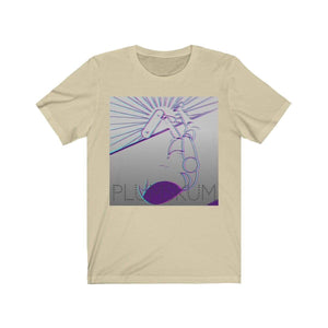 Printify T-Shirt Soft Cream / XS Plumskum Glitchy Skate T-Shirt