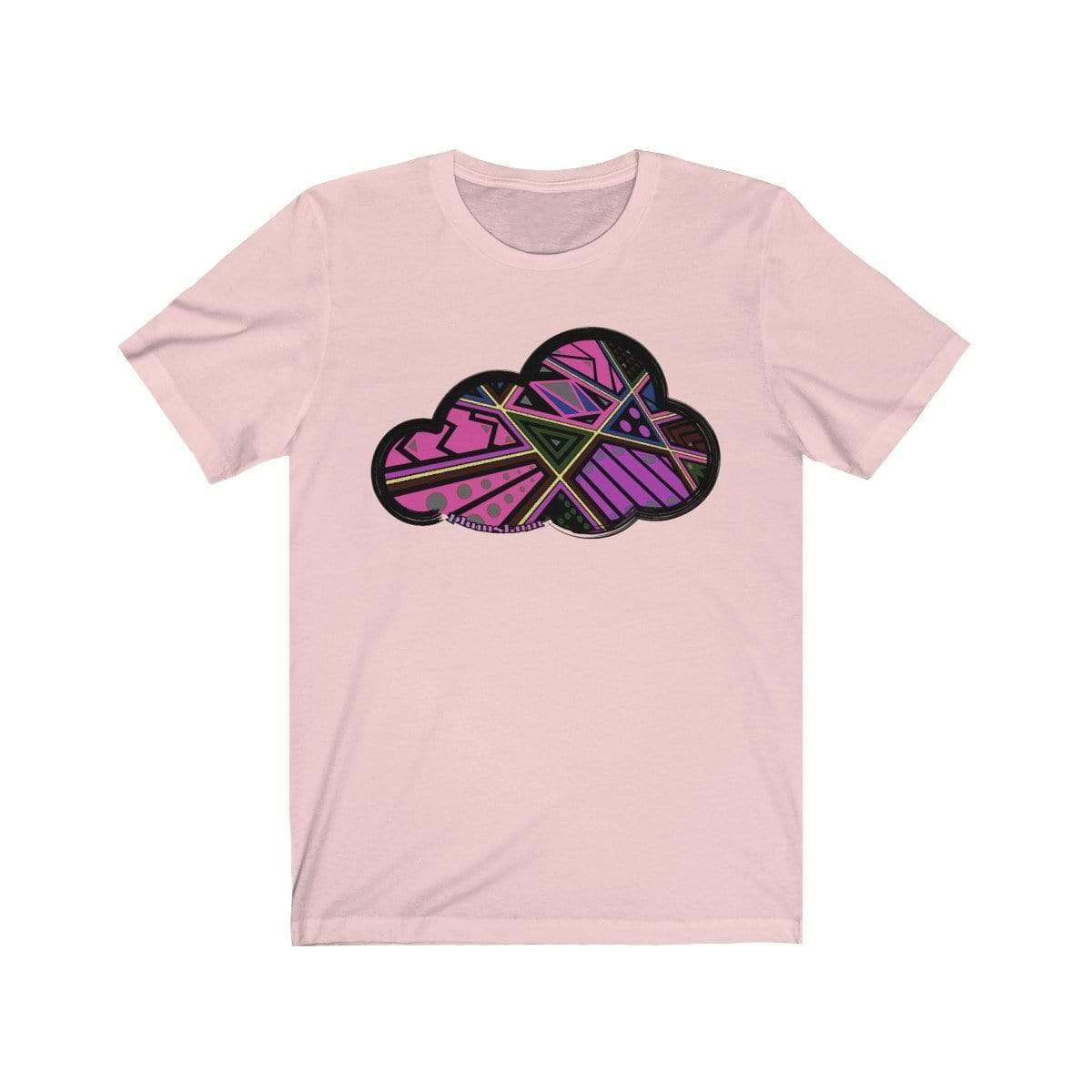 Printify T-Shirt Soft Pink / M Abstract Art Clouds Tee