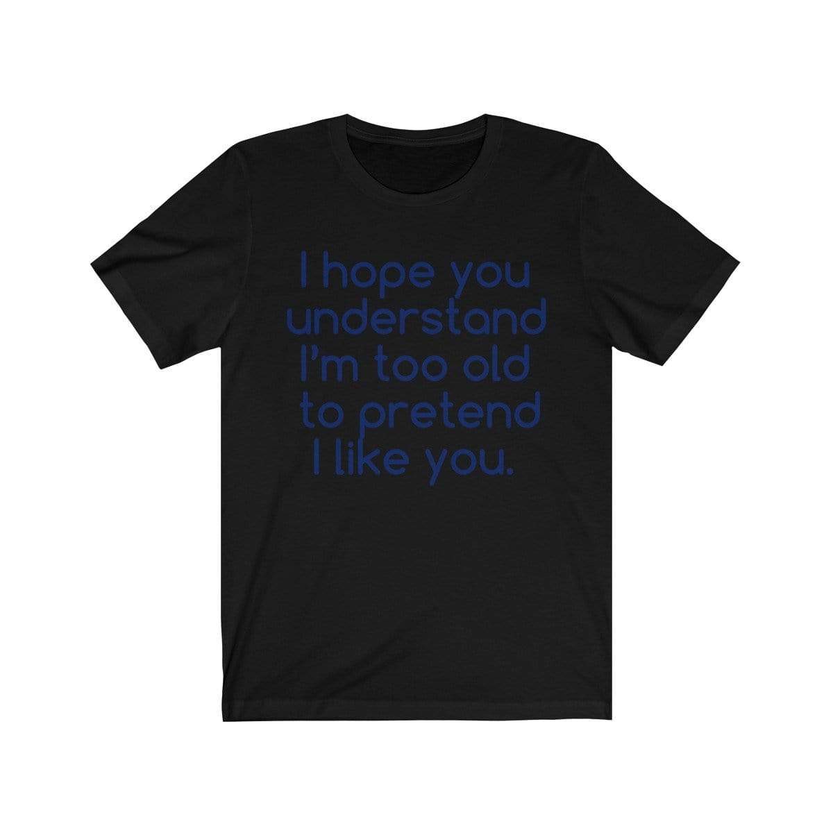 Printify T-Shirt Solid Black Blend / S Hope U Understand Meme Tee