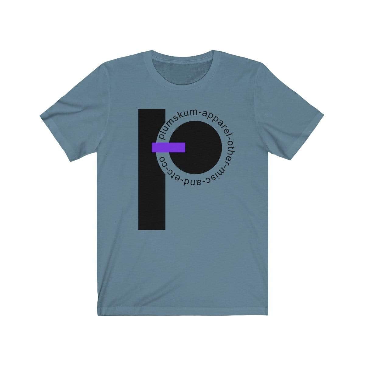 Printify T-Shirt Steel Blue / XS Plumskum  Etc. Co. TShirt