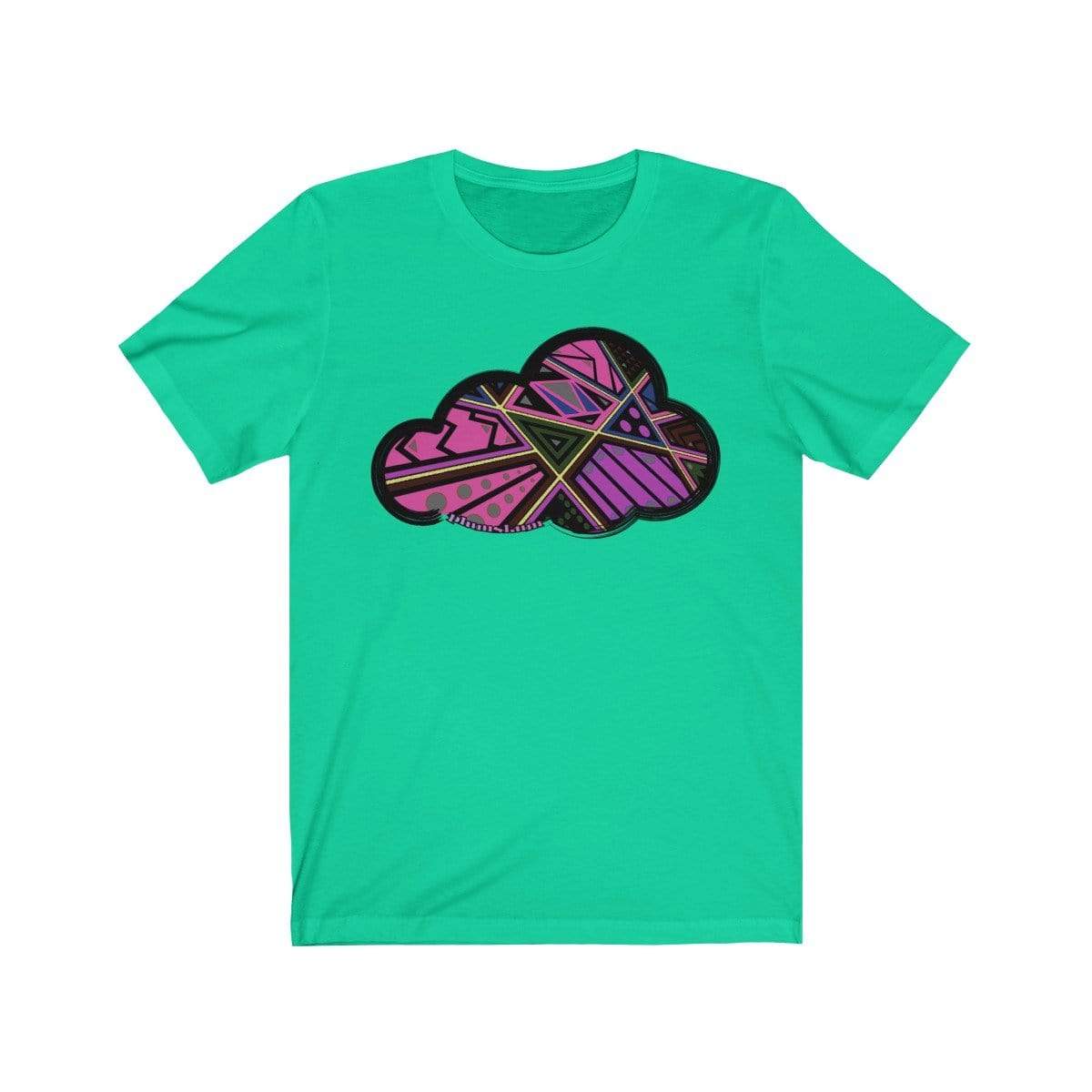 Printify T-Shirt Teal / M Abstract Art Clouds Tee