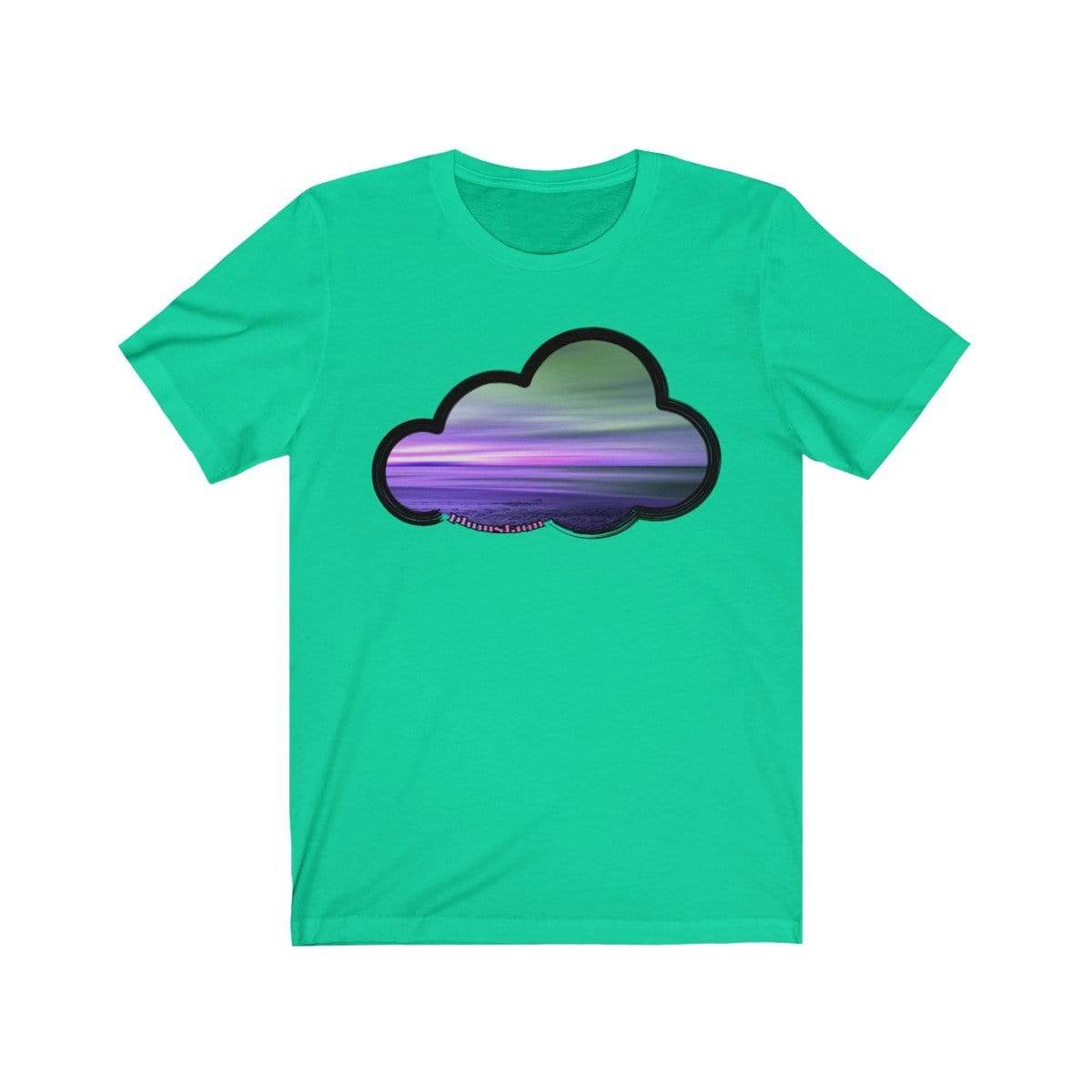 Printify T-Shirt Teal / M Beaches Art Clouds Tee