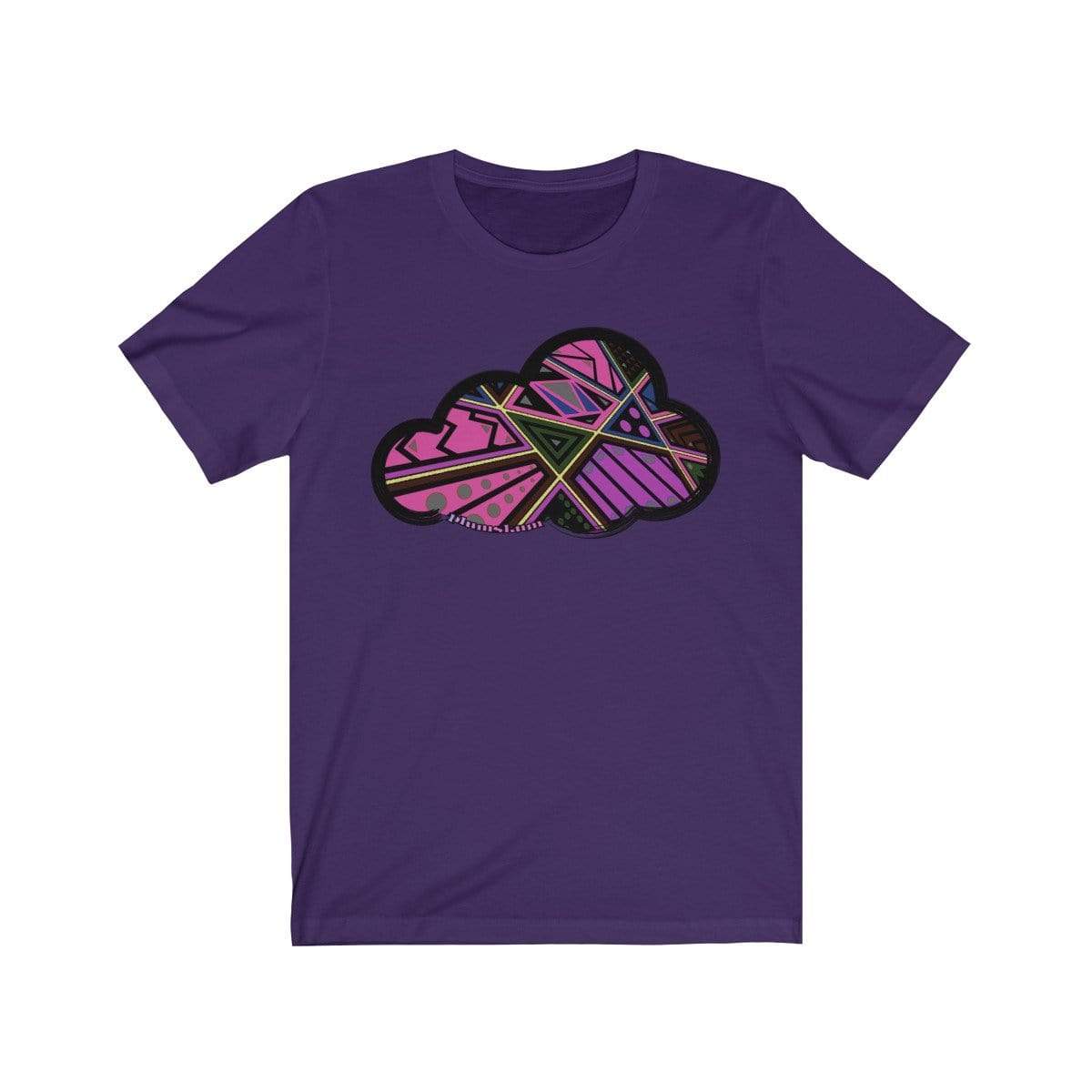 Printify T-Shirt Team Purple / M Abstract Art Clouds Tee