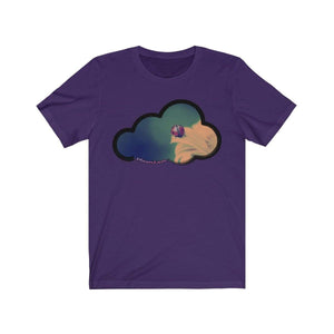 Printify T-Shirt Team Purple / M Ladybug Art Clouds Tee