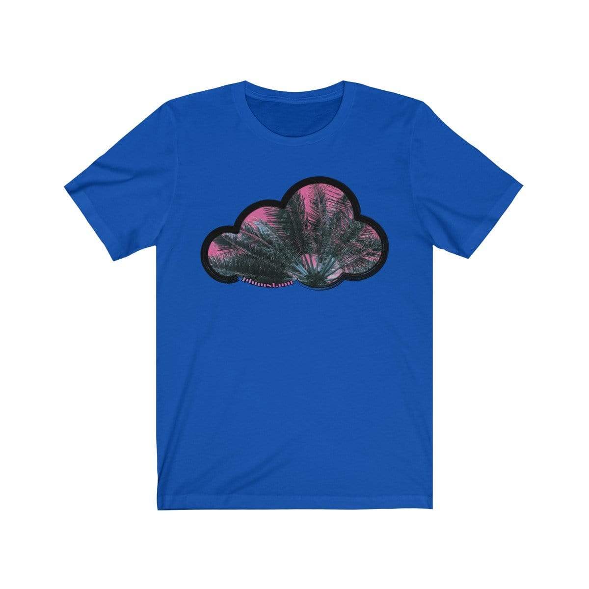 Printify T-Shirt True Royal / M Palm Sky Art Clouds T-Shirt