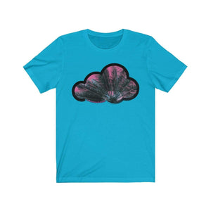 Printify T-Shirt Turquoise / M Palm Sky Art Clouds T-Shirt