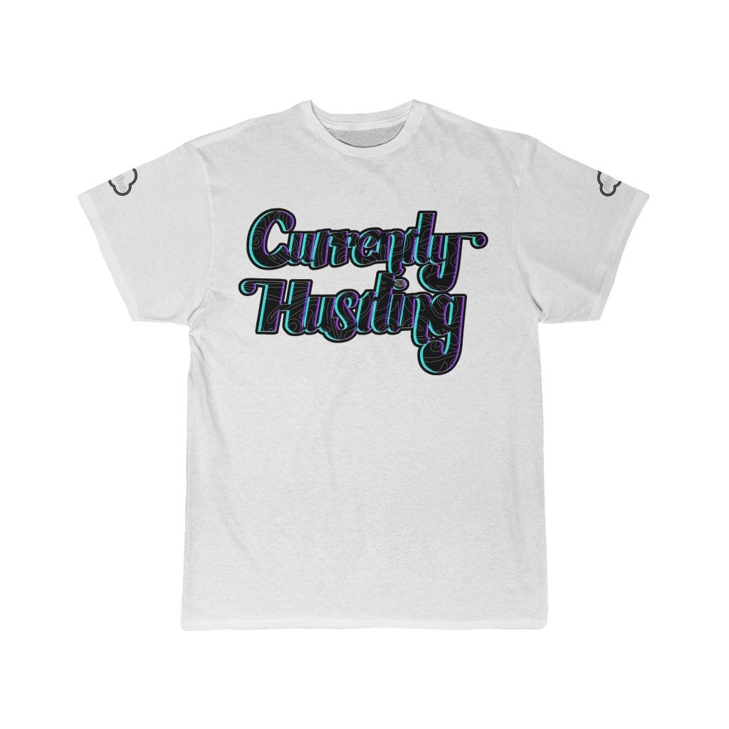Printify T-Shirt White / L Right Now Hustle | Hand Lettering Artwork Tee by Plumskum