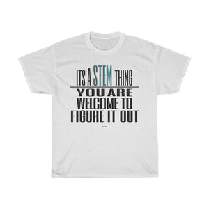 Printify T-Shirt White / L Figure Out STEM T-Shirt