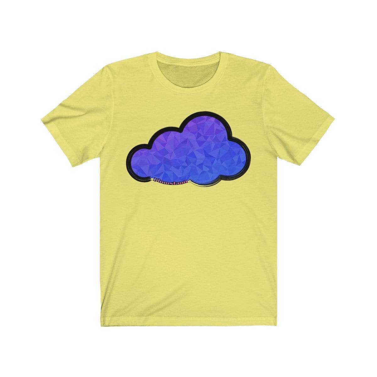 Printify T-Shirt Yellow / M Plumskum Art Clouds Tee