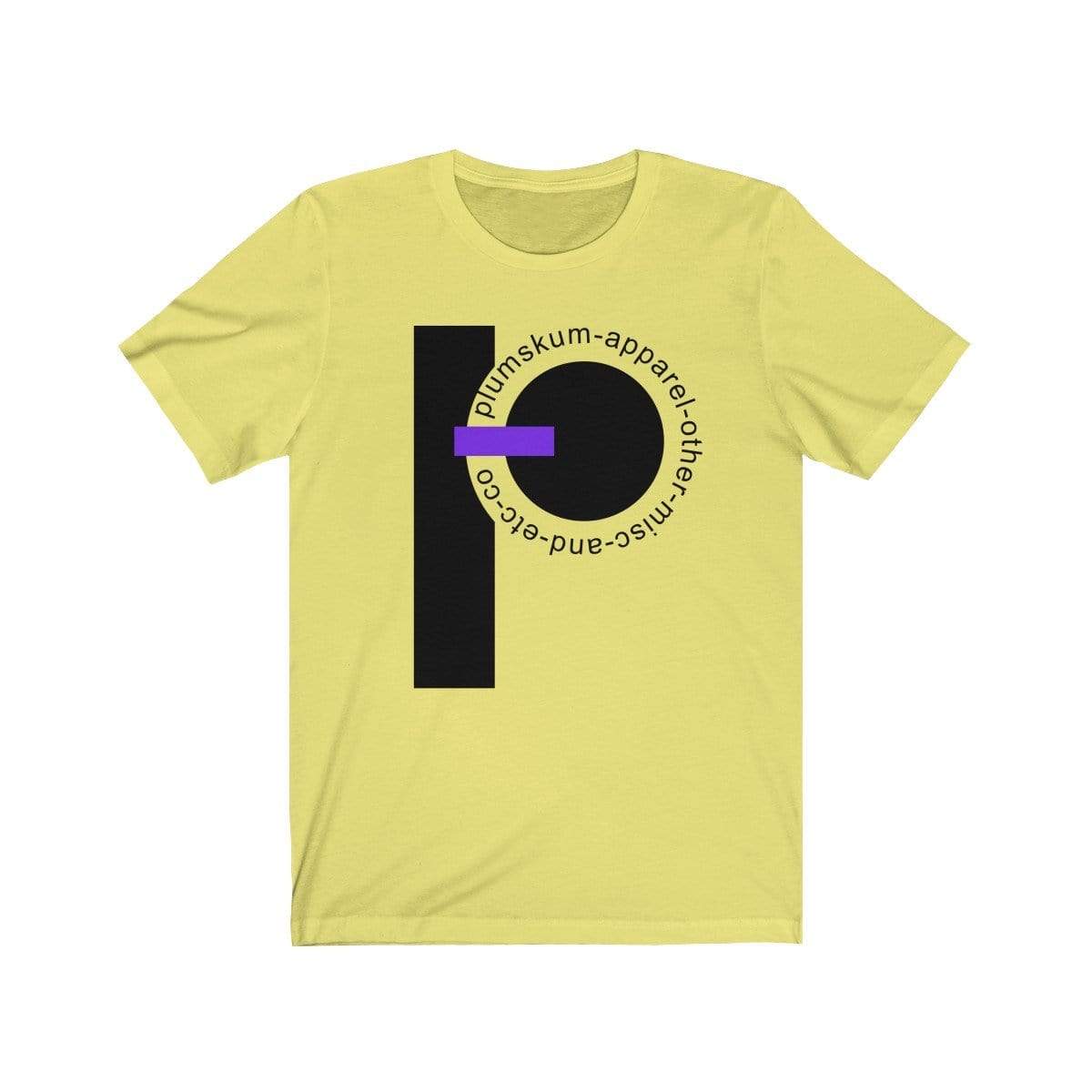 Printify T-Shirt Yellow / XS Plumskum  Etc. Co. TShirt