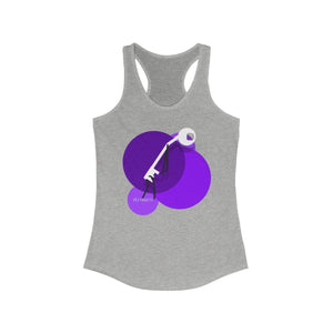 Printify Tank Top Heather Grey / XS Plumskum Lowkey Racerback Tank