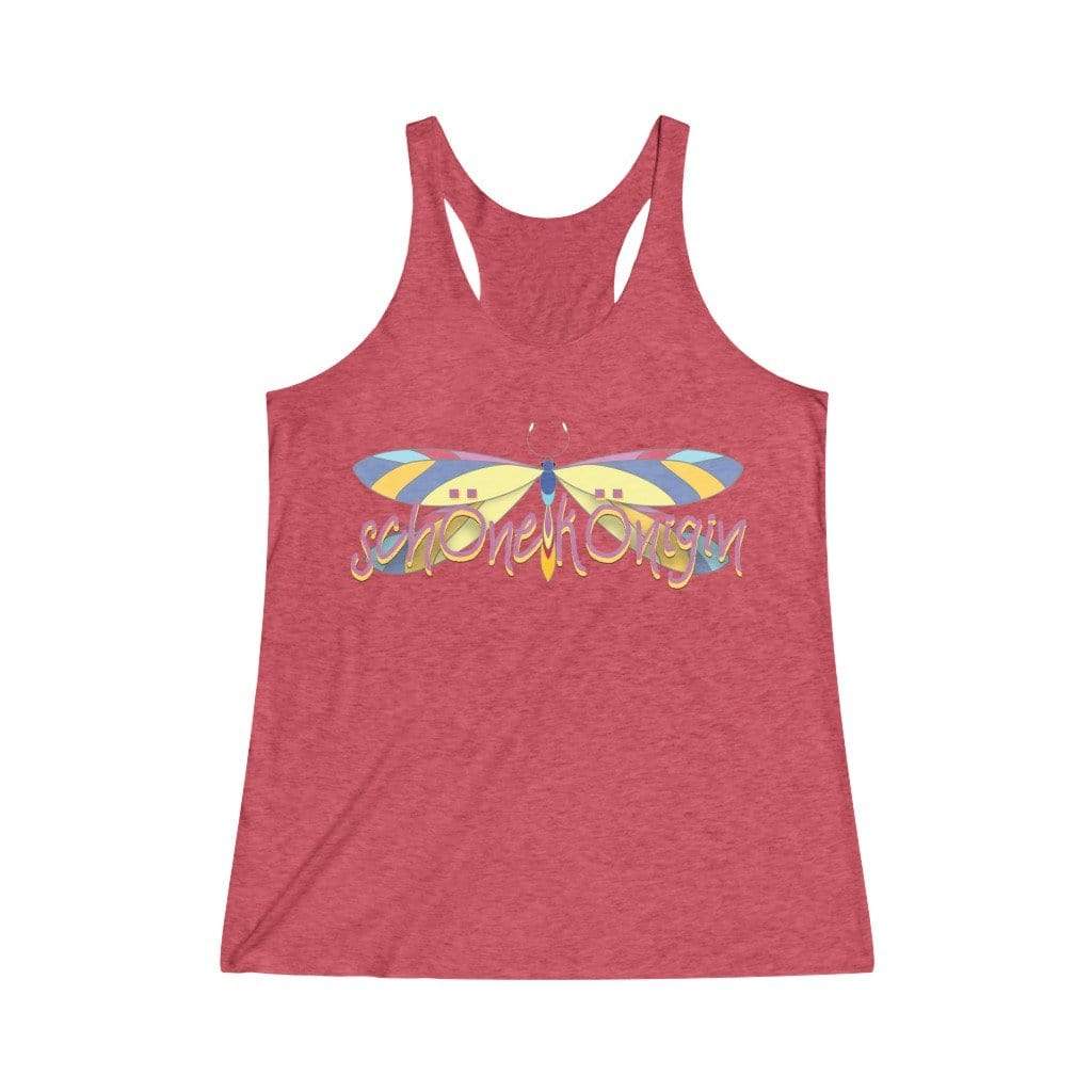 schöne königin | Beautiful Queen Tri-Blend Racerback Tank