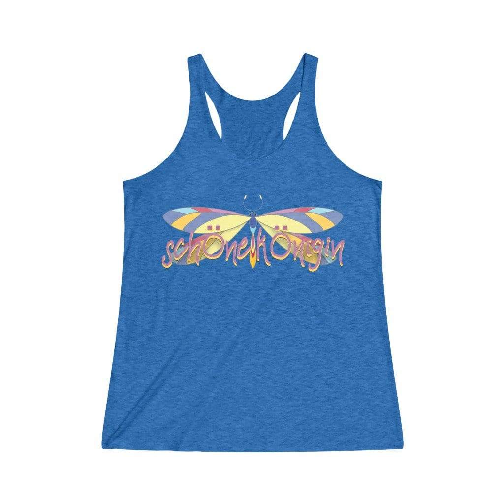 schöne königin | Beautiful Queen Tri-Blend Racerback Tank